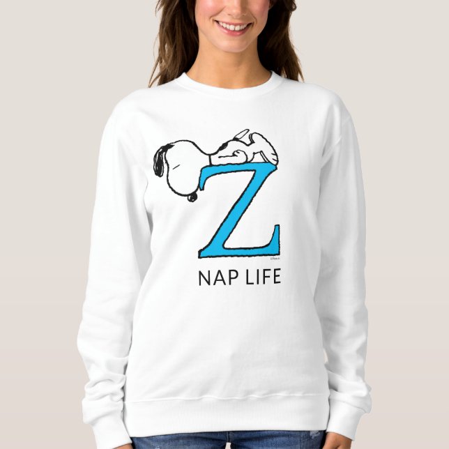 Sweatshirt cacahuètes | Snoopy Sleeping Z (Devant)