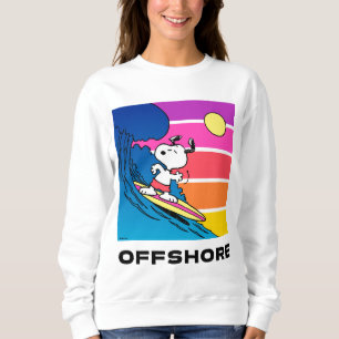 Sweatshirt cacahuètes Snoopy Surfing