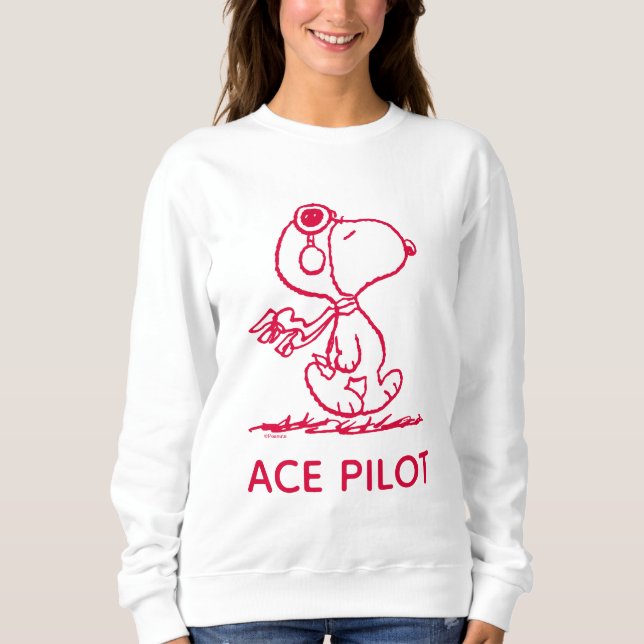 Sweatshirt cacahuètes | Snoopy USA Land of the Free (Devant)