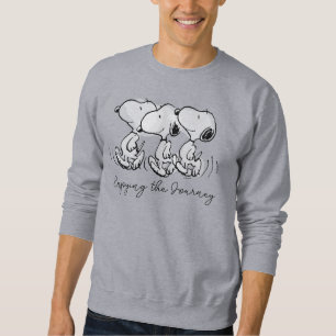 Sweatshirt cacahuètes   Snoopy Walking Tall