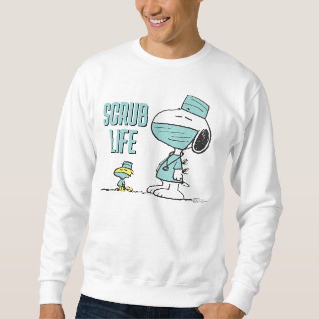 Sweatshirt cacahuètes | Snoopy & Woodstock Docteurs (Devant)