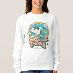 Sweatshirt cacahuètes Snoopy & Woodstock Feelin' Super