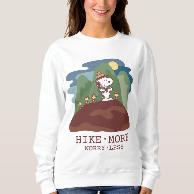 Sweatshirt cacahuètes | Snoopy & Woodstock Satisfaction pure (Devant)