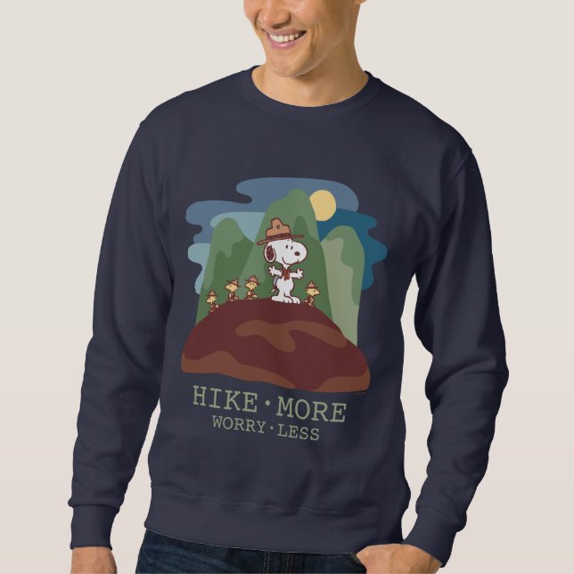 Sweatshirt cacahuètes | Snoopy & Woodstock Satisfaction pure (Devant)