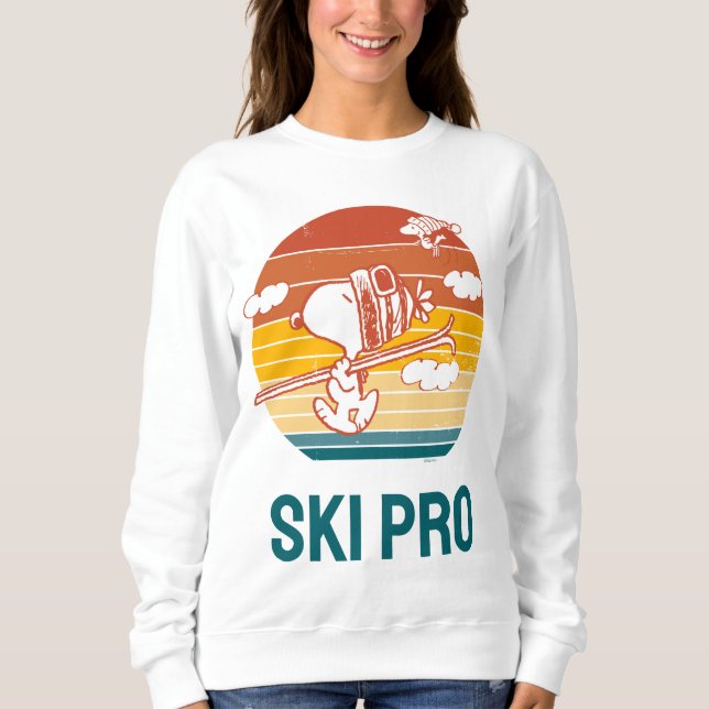 Sweatshirt cacahuètes | Snoopy & Woodstock Ski Trip (Devant)