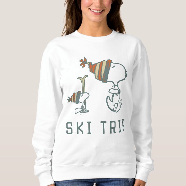 Sweatshirt cacahuètes | Snoopy & Woodstock Ski Trip 2 (Devant)