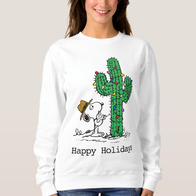 Sweatshirt cacahuètes | Spike's Holiday Cactus (Devant)