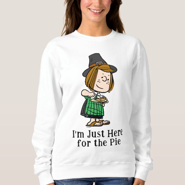 Sweatshirt cacahuètes | Thanksgiving Pepperment Patty (Devant)