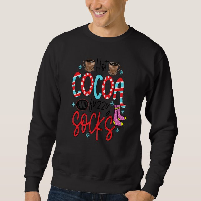Sweatshirt Cacao Chaud Et Chaussettes Fuzzy (Devant)