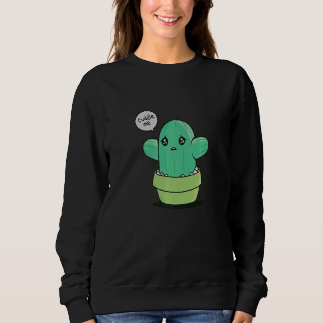 Sweatshirt Cactus Serape Cute Cactus plants  Mexican Fiesta (Devant)
