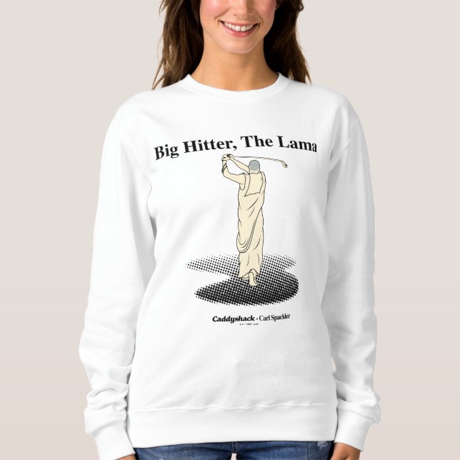 Sweatshirt Caddyshack | Big Hitter, Le Lama (Devant)