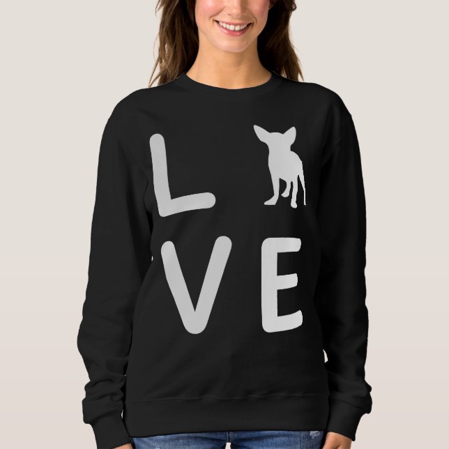 Sweatshirt Cadeau Chihuahua (Devant)