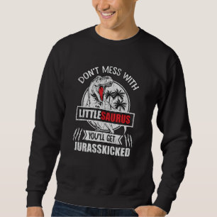 Sweatshirt Cadeau de dinosaure drôle de Littlesaurus pour les