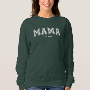 Sweatshirt Cadeau de la Fête des Mères de maman personnalisée