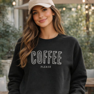 Sweatshirt Cadeau drôle pour les amateurs de café 'Café S'il 