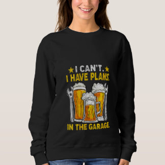 Sweatshirt Cadeau humoristique pour femmes Garage Bière Alc