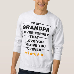 Sweatshirt Cadeau : La famille et les petits-enfants aiment g