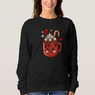 Sweatshirt Cadeau mignon d'art de latte de café pour maman ca