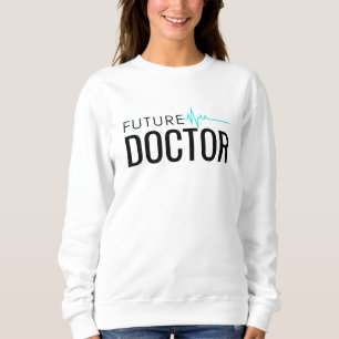 Sweatshirt Cadeau minimaliste pour étudiant en médecine futur
