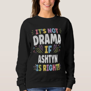 Sweatshirt Cadeau personnalisé pour femmes ASHTON personnalis