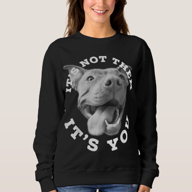 Sweatshirt Cadeaux Amoureux de les chiens Pitbull Lover Cadea (Devant)