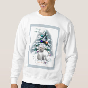 Sweatshirt Cadeaux de Noël Bichon Frise