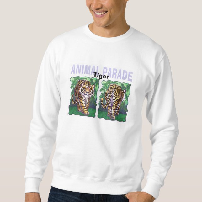 Sweatshirt Cadeaux et accessoires de tigre (Devant)