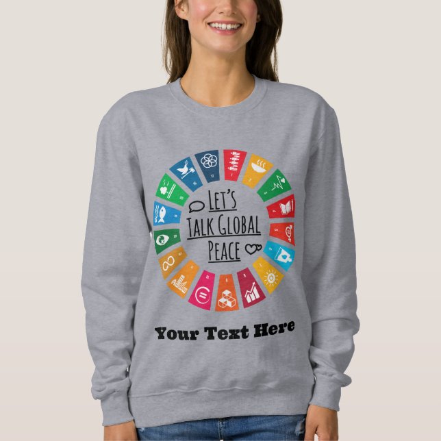 Sweatshirt Cadeaux Motivationnels Personnalisés Modernes Et É (Devant)