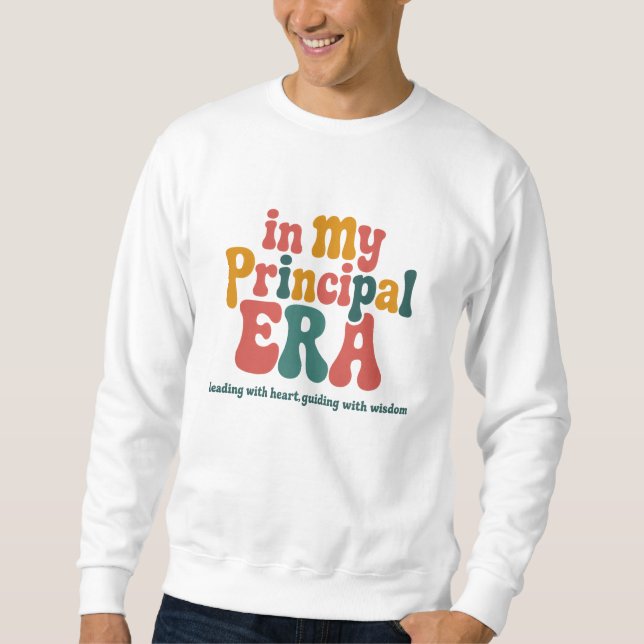 Sweatshirt Cadeaux principaux dans mon ère principale Retour  (Devant)