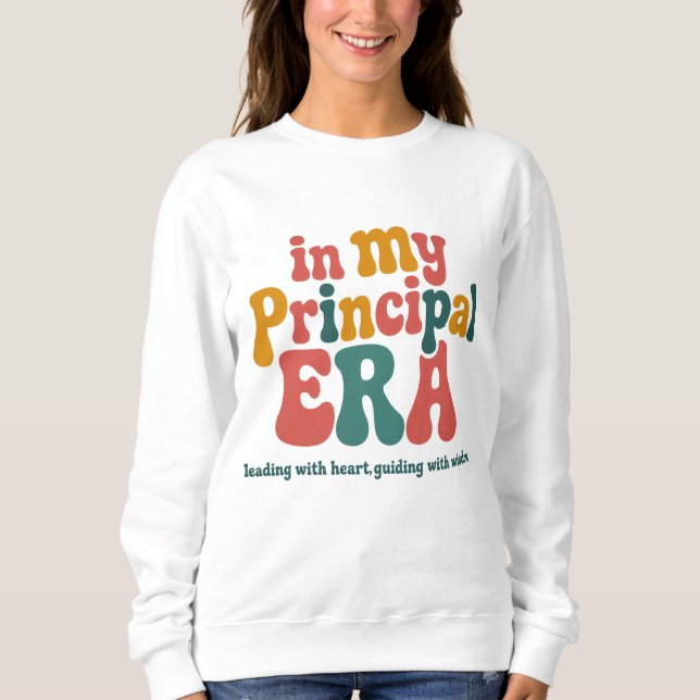 Sweatshirt Cadeaux principaux dans mon ère principale Retour  (Devant)