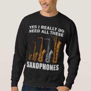 Sweatshirt Cadeaux Saxophonistes Jazz Musique Cadeaux Femmes 