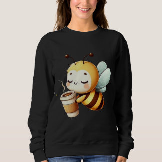 Sweatshirt Café Abeille – Mode Énergie Matin