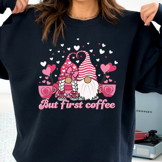 Sweatshirt Café Cute Valentines Day Shirt, Saint Valentin (Créateur téléchargé)