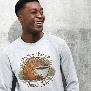 Sweatshirt Café épice citrouille Style Vintage Art