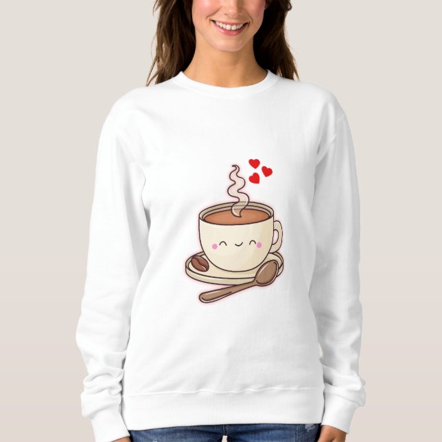 Sweatshirt Café et réfrigération (Devant)