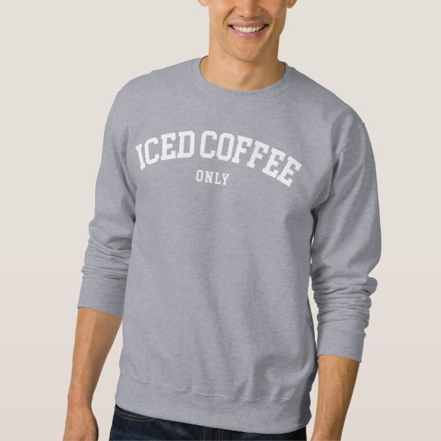 Sweatshirt Café glacé (Devant)