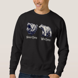 Sweatshirt Café Ours Sans Café Avec Café