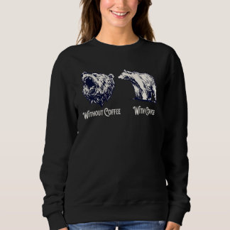 Sweatshirt Café Ours Sans Café Avec Café