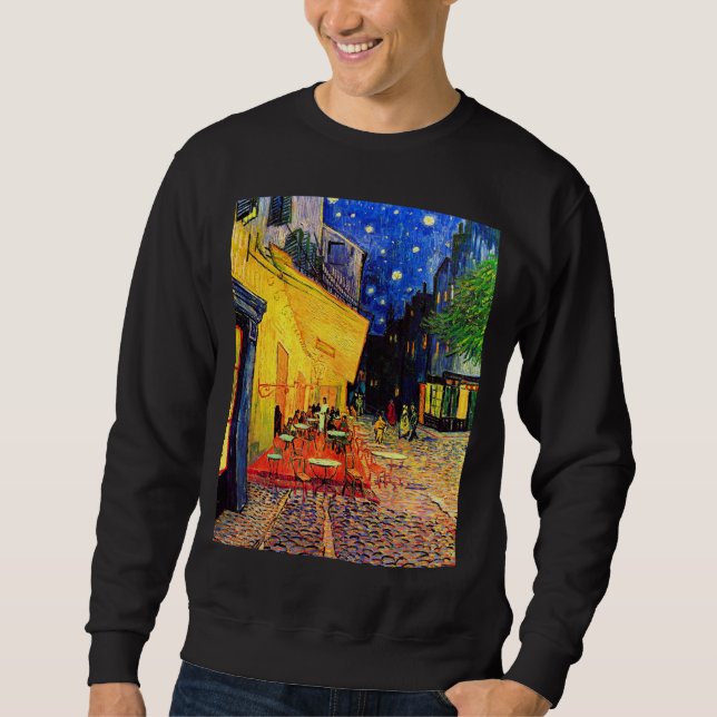 Sweatshirt Café Terrasse Place du Forum Van Gogh Art (Devant)