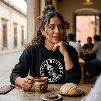 Sweatshirt Cafecito et potins Pain sucré mexicain