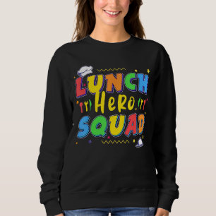 Sweatshirt Cafétéria de l'équipe de paniers-repas 1 ouvriers