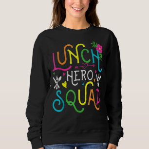 Sweatshirt Cafétéria de l'équipe de paniers-repas de l'école