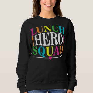Sweatshirt Cafétéria de l'équipe de paniers-repas de l'école