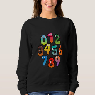 Sweatshirt Calculatrice d'apprentissage des nombres costume m
