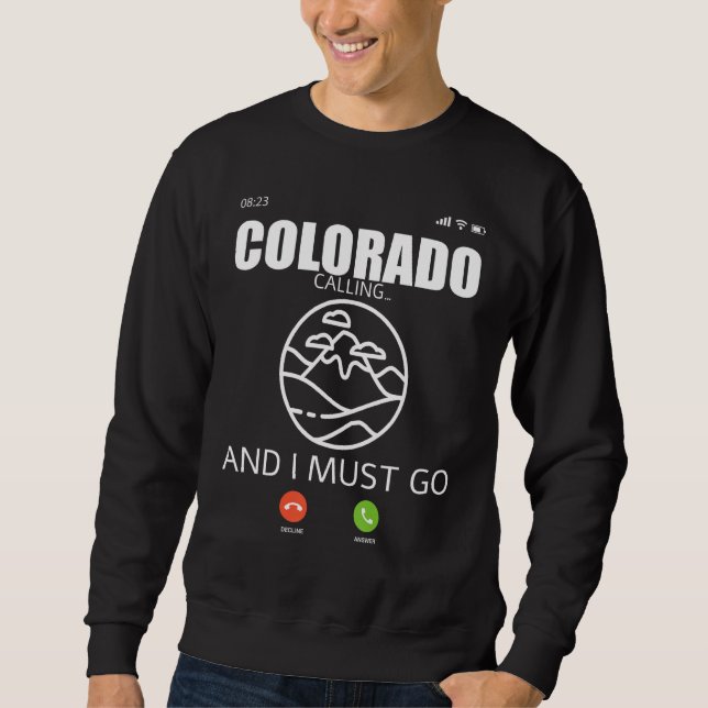 Sweatshirt California Camp Travel Adventure Hiking Backpackin (Devant)