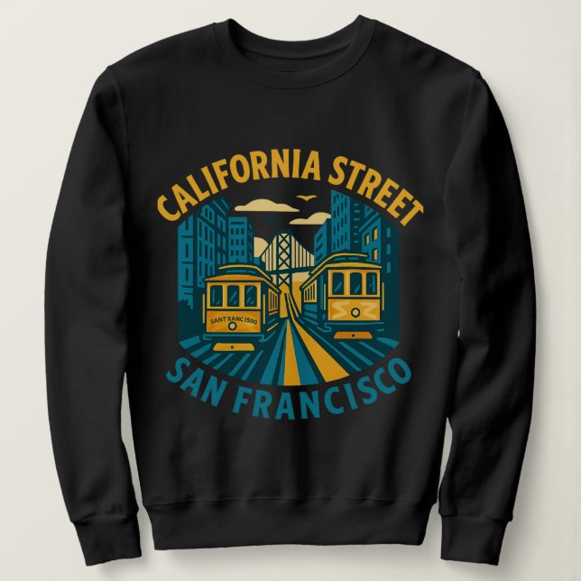 Sweatshirt California Street San Francisco (Design devant)