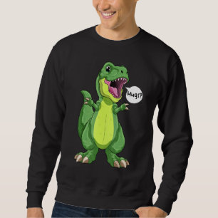 Sweatshirt Câlins de dinosaure Mignon dino rex câlin amour ét
