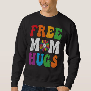 Sweatshirt Câlins Gratuits Pour Maman Tournesol Arc-en-ciel L