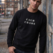 Calme Chaos - Sweat-shirt à col rond Paradox Crewn