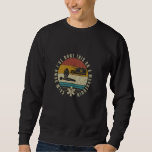 Sweatshirt Calmez-vous, j'ai fait ça sur un mannequin Drôle d